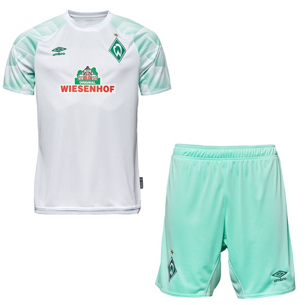 Maillot Football Werder Bremen Exterieur Enfant 2020-21 Blanc
